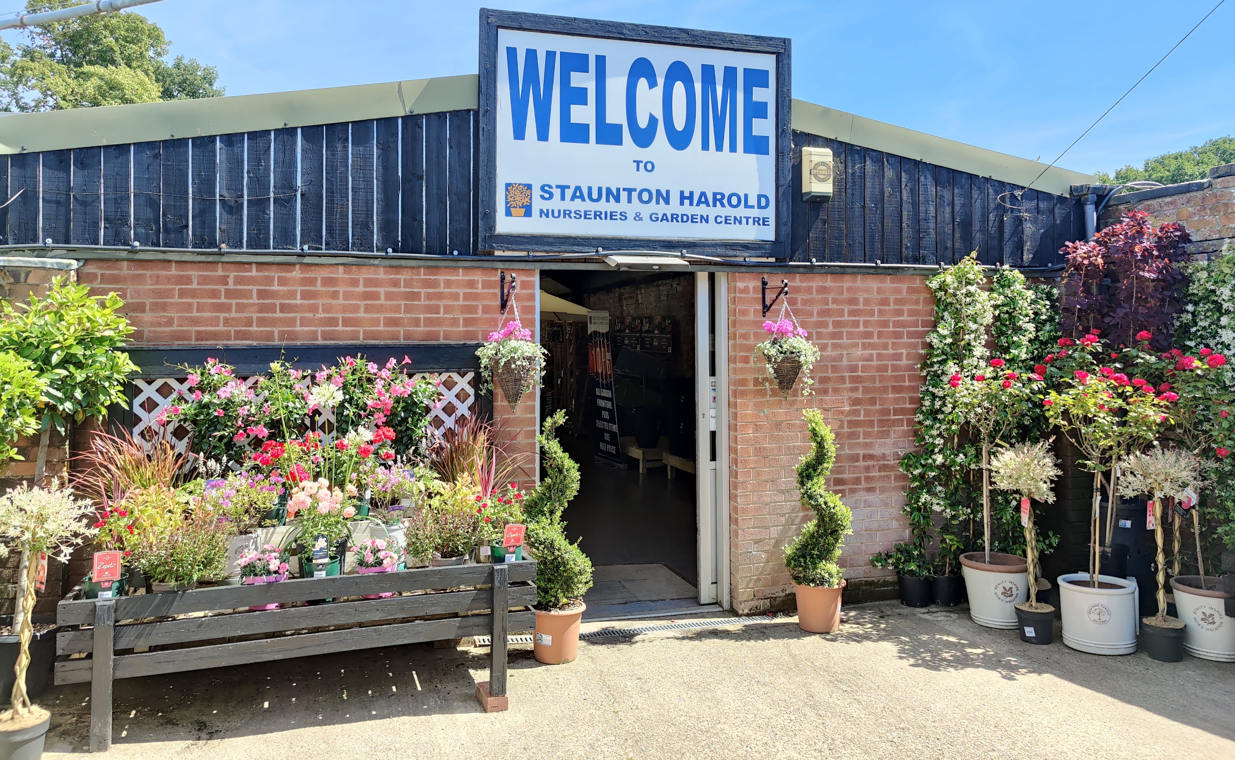 Staunton Harold Garden Centre Entrance